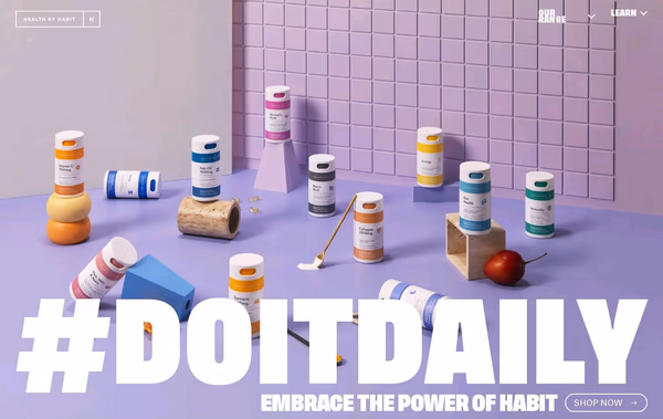 Health by habit Web Design