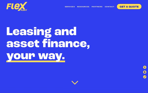Flex Fleet Website Design  Web Design