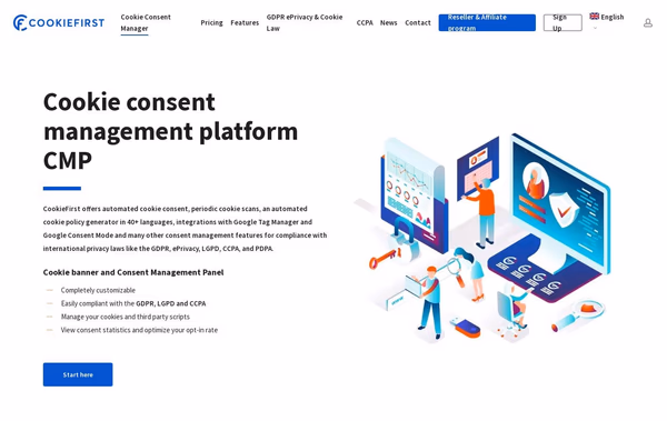 CookieFirst Web Design