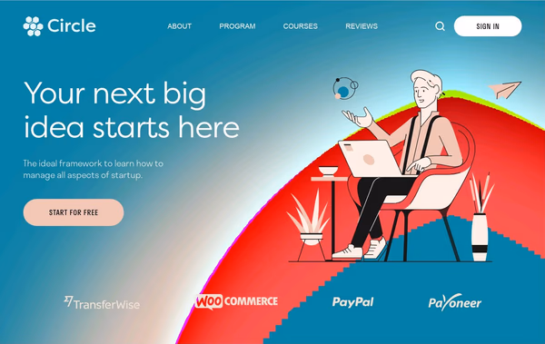 Circle Website Web Design