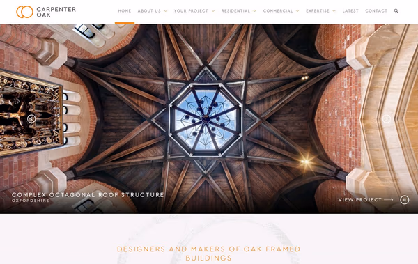 Carpenter Oak Web Design