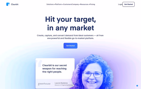 Clearbit Web Design