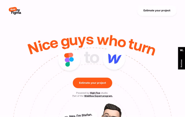 Flow my Figma Web Design