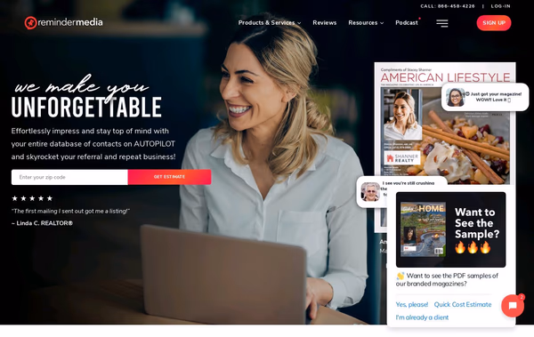 Reminder Media Web Design
