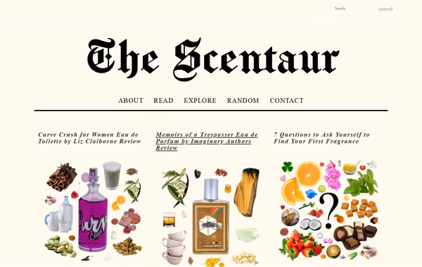 The Scentaur Web Design