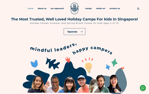 The Mindful Camp Web Design