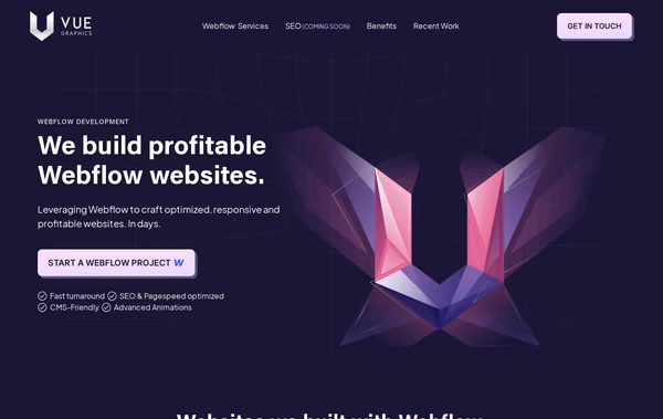 Vue Graphics Web Design