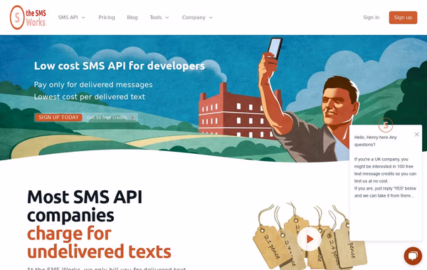 The SMS Works Web Design