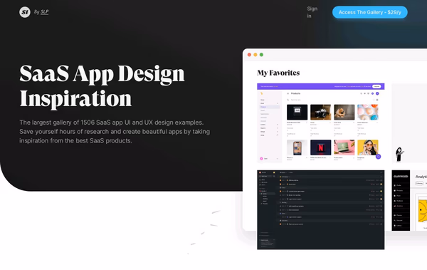 SaaS Interface Web Design