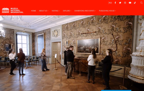 Brukenthal National Museum Web Design