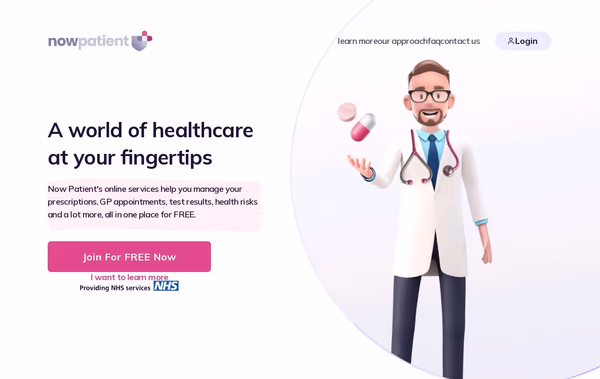 NowPatient Web Design