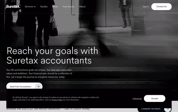 Suretax Web Design