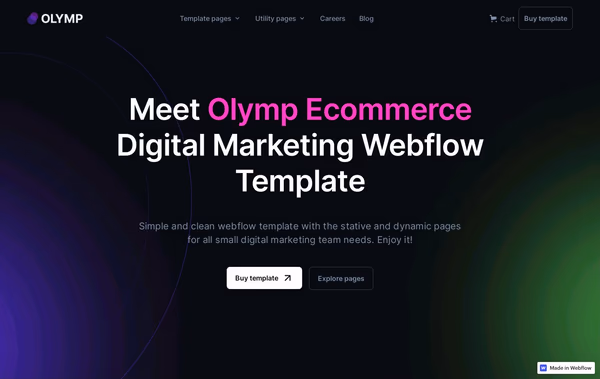 Olymp Ecommerce  Web Design