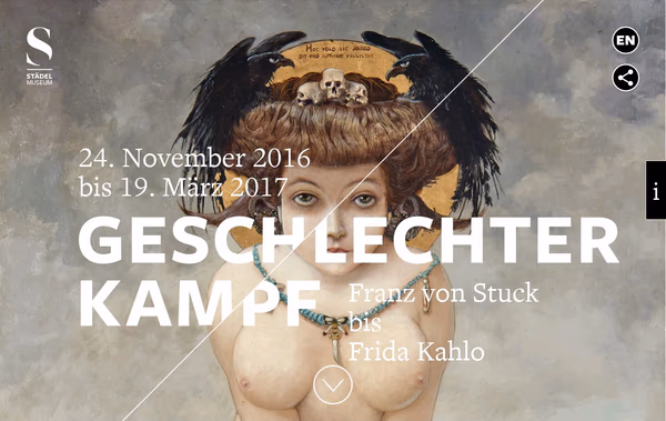 Geschlechter Kampf Web Design