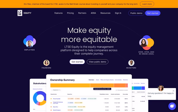 LTSE Equity Web Design