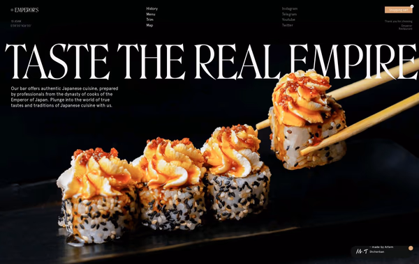 Emperor's Food Web Design