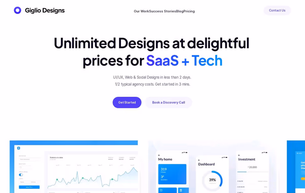 Giglio Designs Web Design
