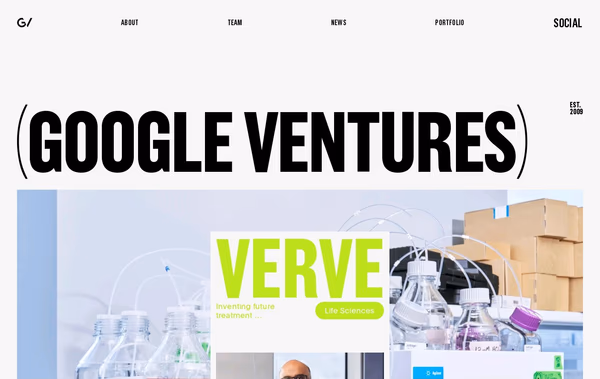 Google Ventures  Web Design