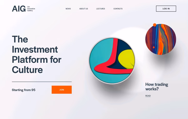 AIG Investment Web Design