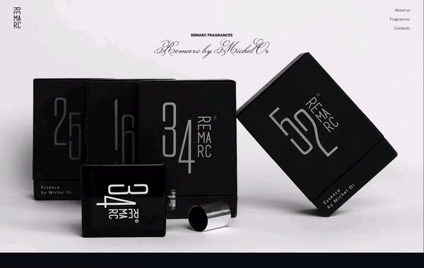 Remarc Perfume Web Design