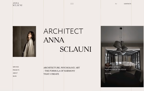 ANNA SCLAUNI Web Design