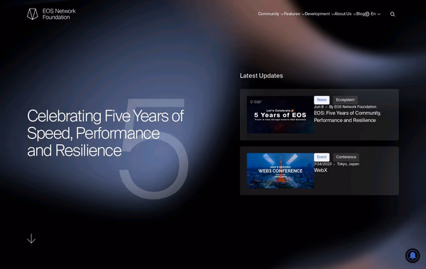 EOS Network Web Design