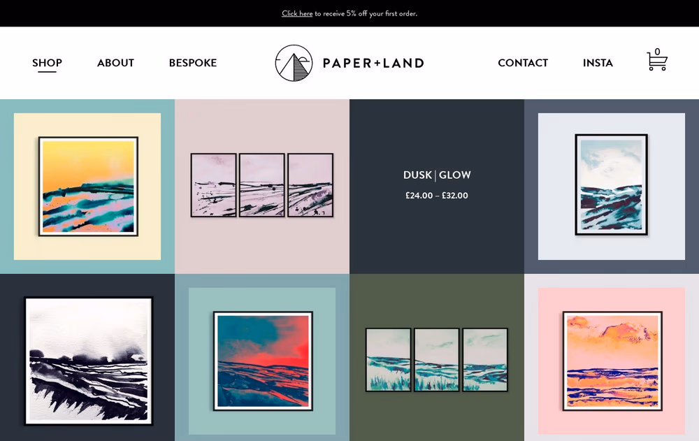 Paper + Land – Contemporary Landscape Art Prints 