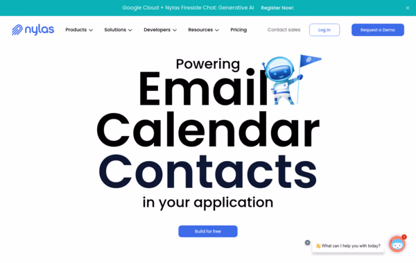 Nylas Web Design