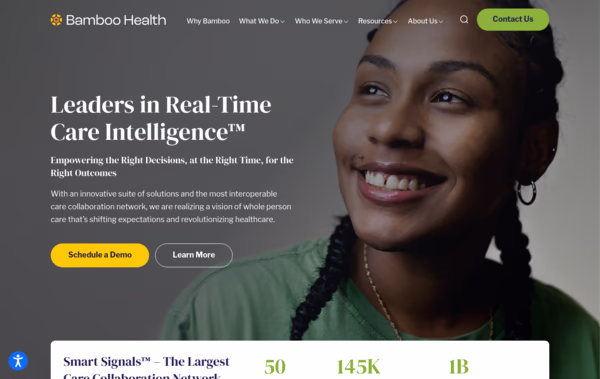 Bamboo Health Web Design