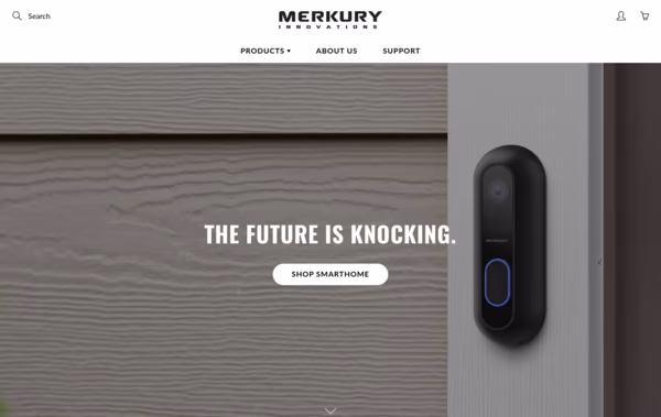 Merkury Innovations Web Design