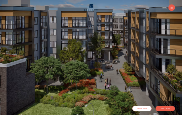 Liberty Square Living Web Design