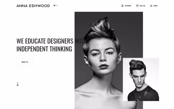 Anna Eshwood Web Design