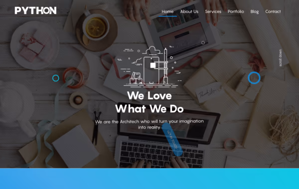 Python Web Servoices Web Design