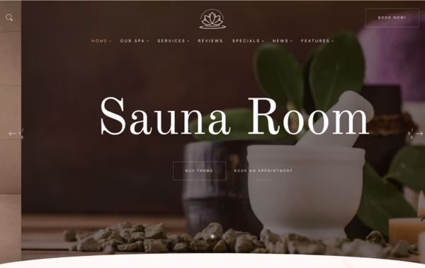 Spa Center Rela Web Design
