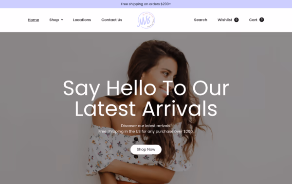 My Story Boutique Web Design