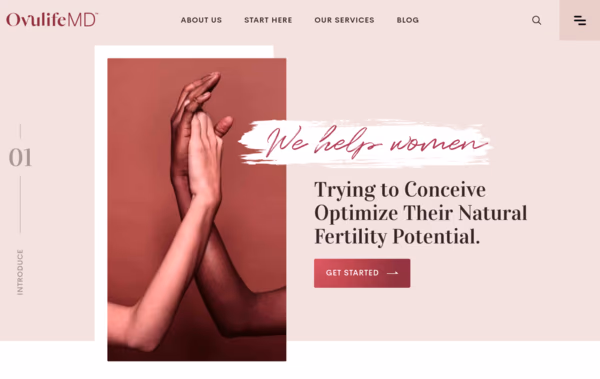 Ovulife MD Web Design