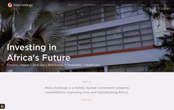Heirs Holding Web Design