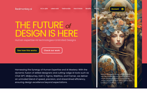 Real Monkey AI Web Design