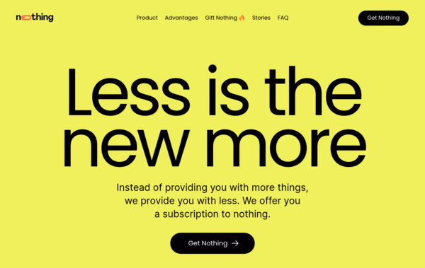 Nothing Web Design