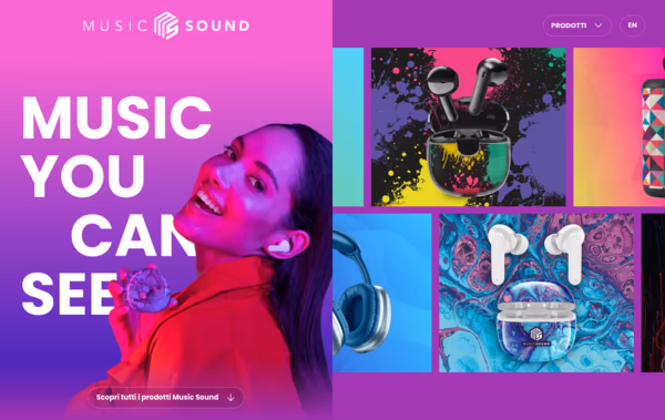 Music Sound Web Design