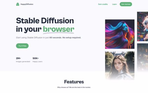 HappyDiffusion Web Design
