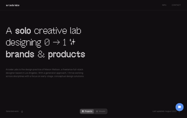 Arcade Labs  Web Design