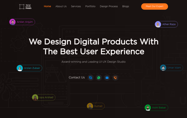 ZeeFrames Web Design