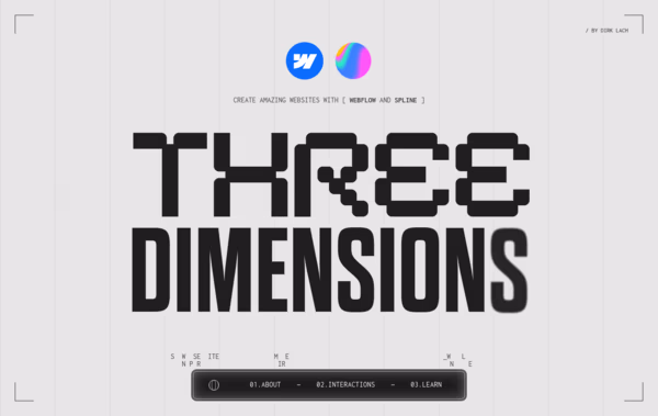 Three Dimensions Web Design