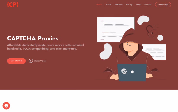 CAPTCHA Proxies Web Design