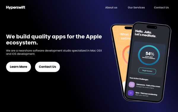 Hyperswift Software Web Design