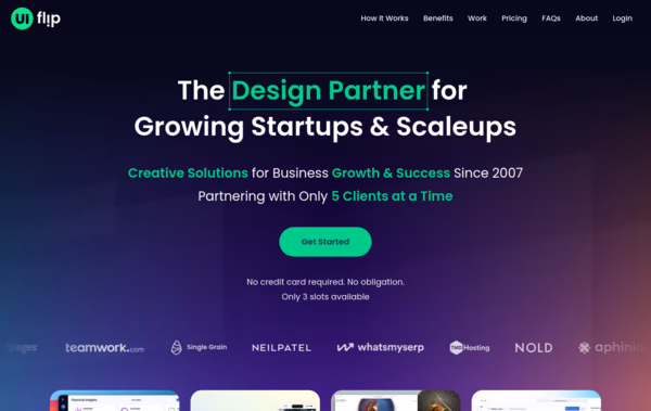 UI Flip Web Design