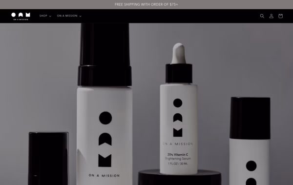 On A Mission Web Design