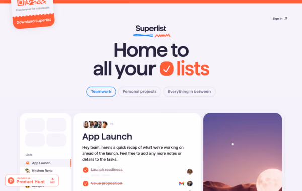 Superlist Web Design