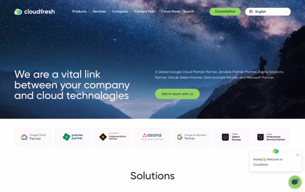 Cloudfresh Web Design